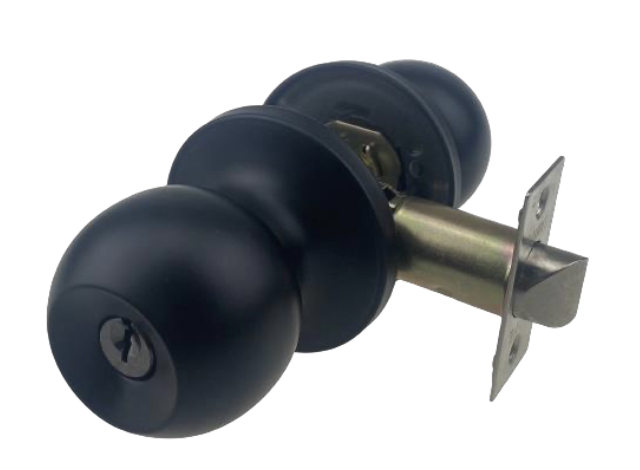 Elite Security - 2pk Key Entry - Keyed Alike - Matte Black